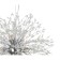 Chandelier "Dali", size 80x150 cm, 16x5W, G9