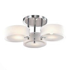 Ceiling EVOLUCE lamp. SL483.502.03. Foresta. 3x60 watts, E27, 60x60x20 cm, chromium color