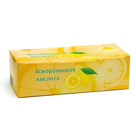 Ascorbic acid with ecotex sugar, 30 packages of 10 tablets