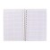 Note book A6, 80 sheets on the crest of Metallic, a boumvinyl cover, gold