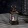LED figure “Lantern with a snowman” 7.5 × 13.5 × 7.5 cm, plastic, sparkles, batteries AAAX3 (not complete), glow warm white