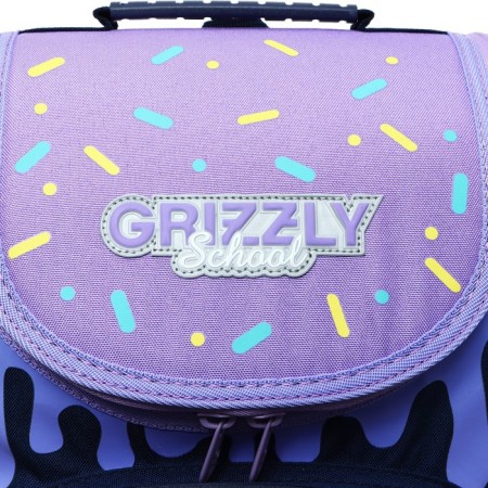 School standard, 33 x 25 x 13 cm, Grizzly RAM-384, + bag for shoes, black/turquoise-11