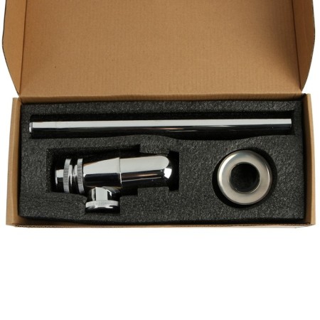 Siphon Zein, for washbasin, bottle, 1 1/4 "x 32 mm, zinc, chromium color-3