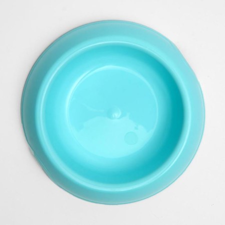 A bowl for cats and dogs 200 ml, 14.5 x 3 cm, blue-1