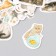 Stickers for the creativity of the "cat breed" embossing gold set 48 pcs 9x7x0.8 cm
