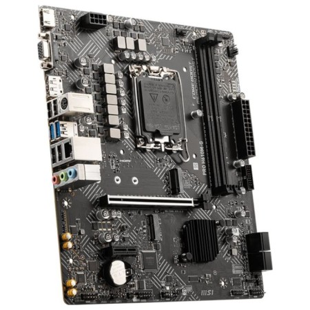 The MSI Pro H610M-G 1700 Intel H610 2XDDR5 MATX AC'97 8ch (7.1) GBLAN+ VGA+ 106498-4