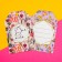 Floristic nameplate "for you", set of 6 pcs., 7 x 5 cm