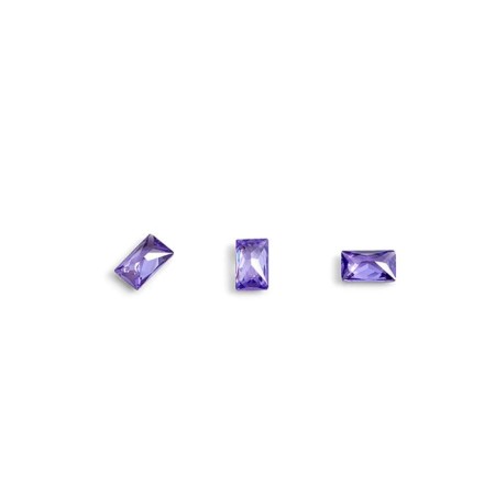 Crystals for volumetric inlay TNL "Baget", No. 3, purple, 10 pcs