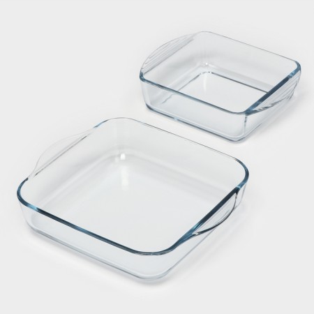 A set of baking forms Borcam, 2 items: 1.95 l, 1.04 liters-4