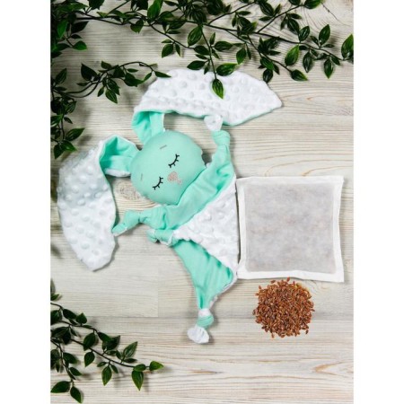 Comforter pillow - heating pad, mint color-1