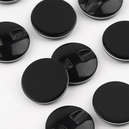 A button on midnight, d = 21 mm, the color is black-1