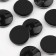 A button on midnight, d = 21 mm, the color is black