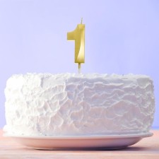 Candle for the cake, the number 