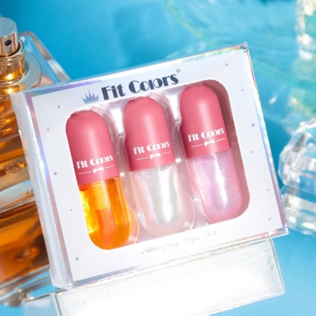 Plamper lip set: shine, butter, pearls with volume effect