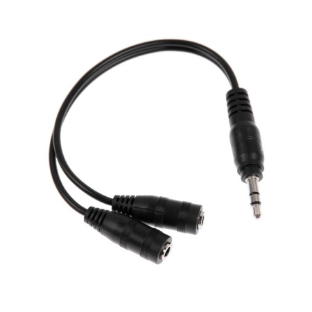 Adapter Exployd Ex-K-1415, Jack 3.5-2xjack 3.5, for micro and headphones, 0.2 m, black-3