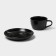 Ceramic coffee magistro Carbon Ceramic Ceramic, 4 items: a cup of 200 ml, a saucer d = 14.5 cm