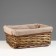 Stelly "walnut" basket, 340 x 250 x 150 mm, brown