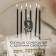 Candle in the cake on the skewer "Fine", the number "9", black, 5 cm