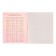 Substantial note Calligrata "Metal", 48 sheets in a cage English, with reference material, covered cardboard, block No. 2, whiteness 75% (gray sheets)
