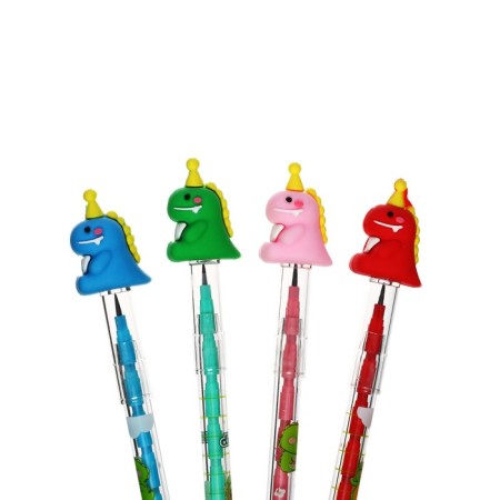 Calligrata Dinosaurus sectional pencil, Mix-4