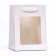 Gift package, with a window, 20 x 15 x 10 cm, white, 1pc.