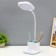 Table lamp sensory "Classen" LED 3W AKB USB white and white 14x13.5x57 cm Risalux