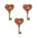 A set for the wedding ransom "Two hearts-one love", roses