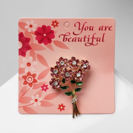Book "Bouquet of Flowers", colored in gold