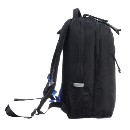 Youth backpack 39 x 26 x 19 cm, Grizzly, ergonomic back, laptop department, black/blue-3