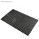 Muddy mud -bearded rug, 100 × 150 × 1.6 cm, black color