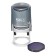 Equipment for round printing automatic Colop Printer R40, diameter 41.5 mm, with a lid, a silver case