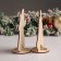 Souvenir "Santa Claus with a bird+Snow Maiden with a bunny", 7.5x13x6 cm