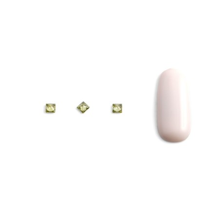 Crystals for voluminous inlay Pole "Princess", No. 1, Zelenny, 10 pcs