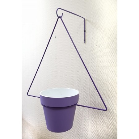 Kashpo holder, D = 17.5 cm, with bracket, purple-1