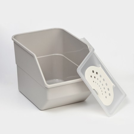Container for vegetables of the share, 11.2 l, 32.3 × 22 × 21.7 cm, beige color-3
