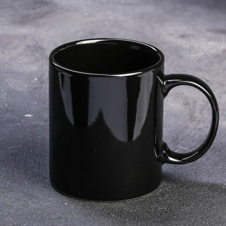 Ceramic mug “February 23”, 300 ml, black color-4