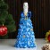 Cover on the bottle "Christmas tree" color blue, mix