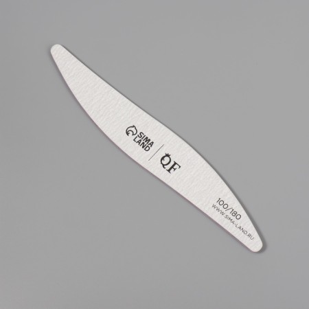 File - emery, abrasiveness 100/180, 18 cm, gray color