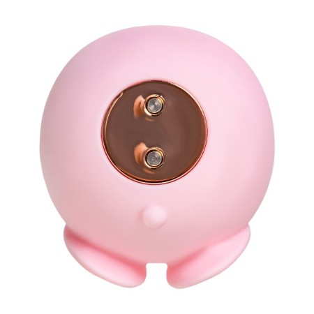 Vacuum-wave stimulator Qli by Flovetta Bun, 6.5 cm, silicone, pink color-1