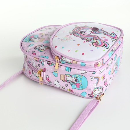 Baby backpack on lightning, lilac-pink color-7