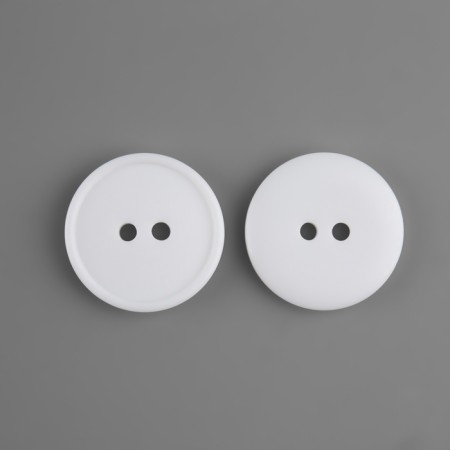 Button, 2 punctures, d = 20 mm, white color-2