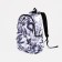 School backpack from textiles on lightning, 3 pockets, black color