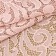 Lace elastic fabric, 170 mm × 2.7 ± 0.5 m, pink-beige color