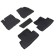 Rubber mats with a high side for Nissan X-Trail (T31), 2007-2015