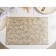 Set of serving napkins on the table "Fan", 4 pcs, 30 × 45 cm, gold color