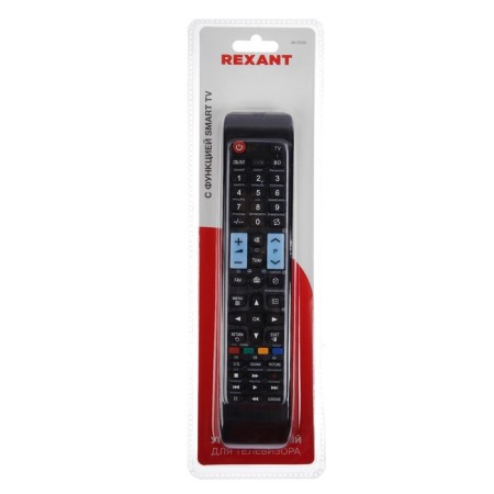 Remote control rexant ST-01, with a Smart TV function, universal, black-1