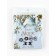 Carnation earrings 3 pairs "You are magic", 0.95 cm