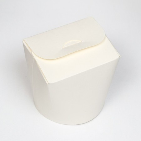 China-Box with a round bottom, white, 700 ml-1