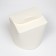 China-Box with a round bottom, white, 700 ml