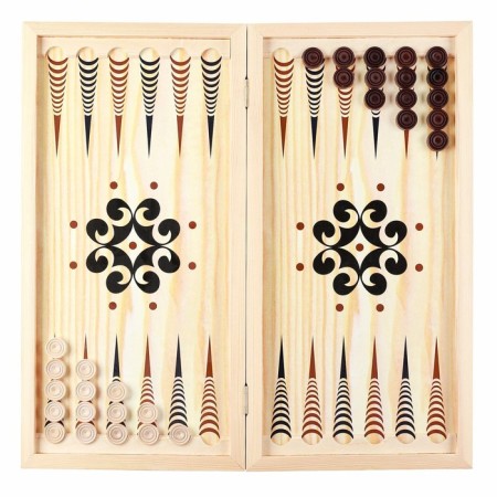 Chips for backgammon and checkers, 30 pcs, d-2.8 cm, tree-2